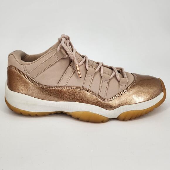 Jordan 11 Retro Low Rose Gold Women’s Sneakers Size 9.5 - Picture 2 of 16